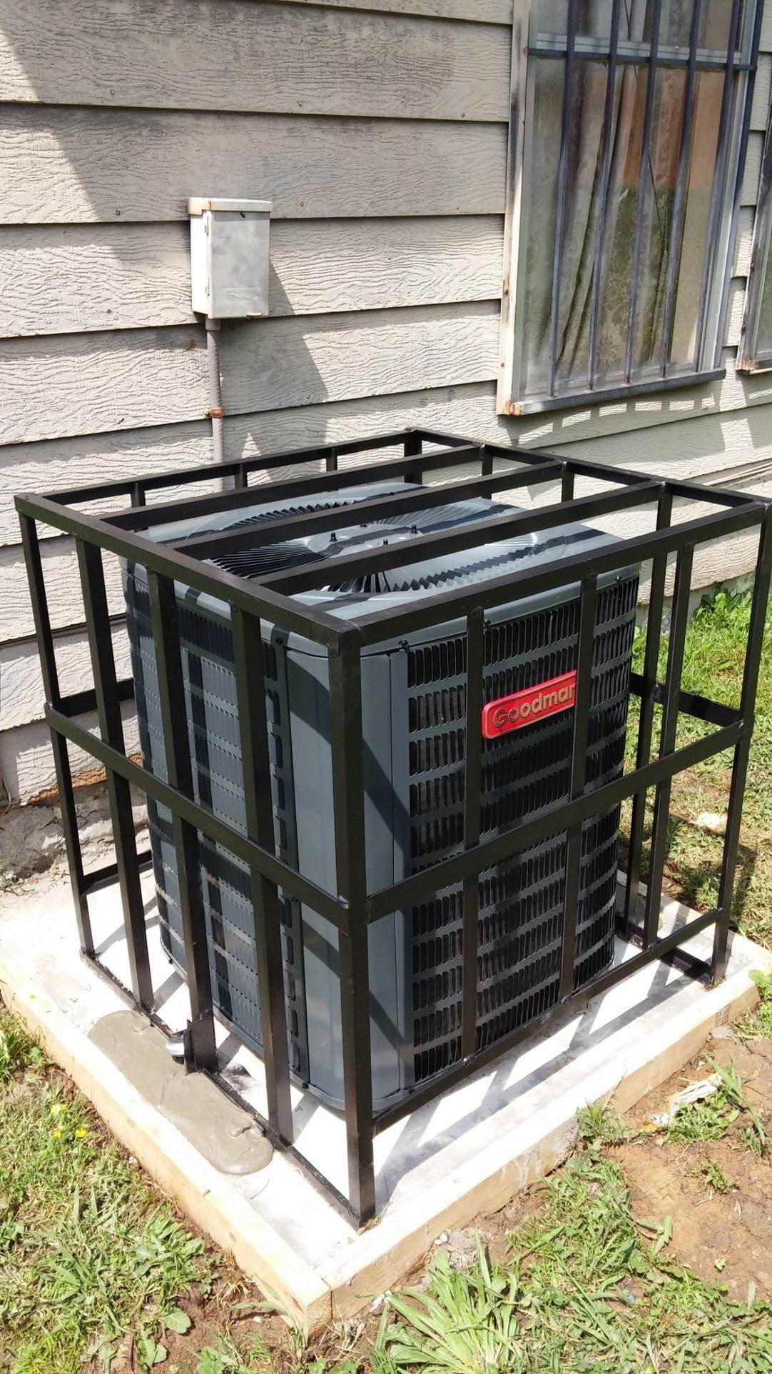 A/C security Cage, ac cage
air conditioner cage, steel cage, condensor cage. Orlando FL, central florida